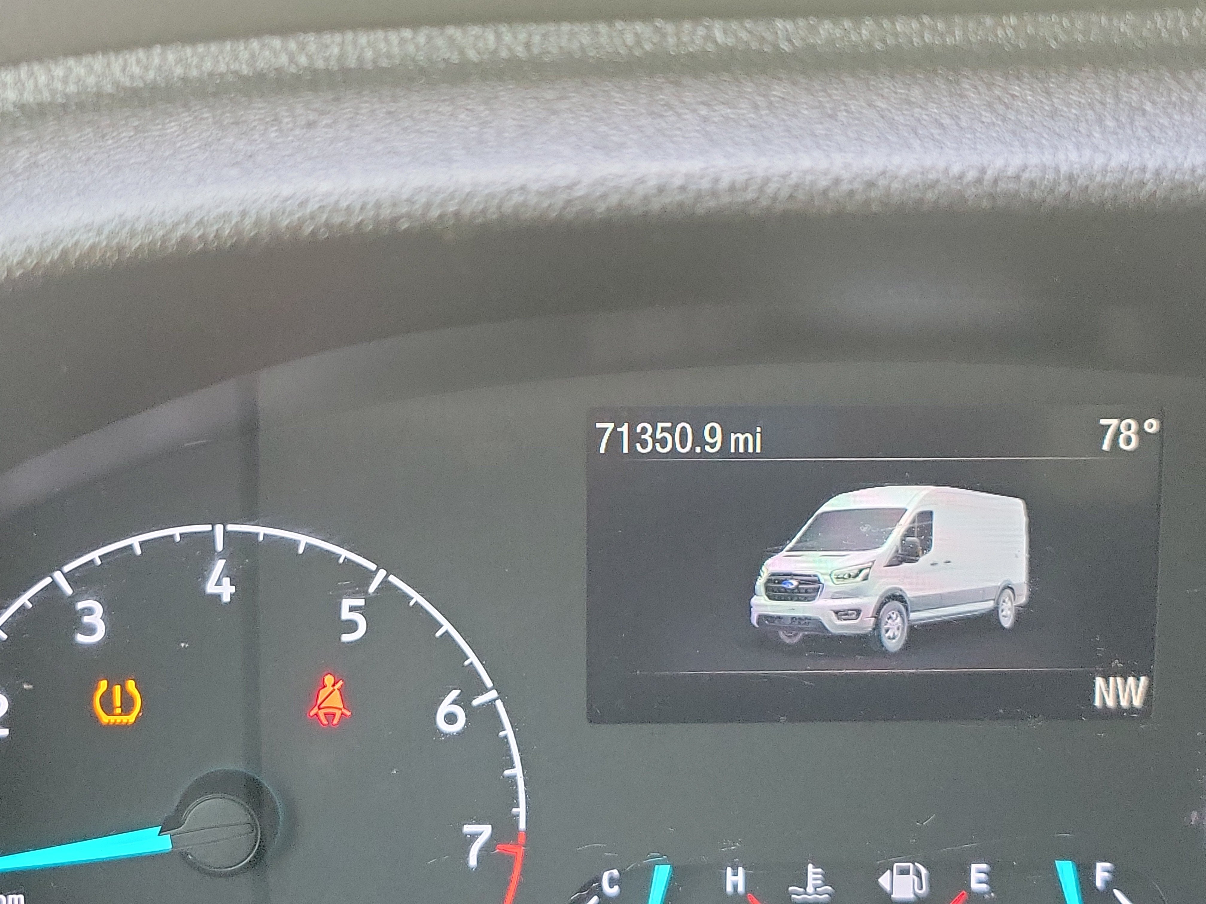 2020 Ford Transit-250 Cargo Van T-250 130" Med Rf 9070 GVWR RWD