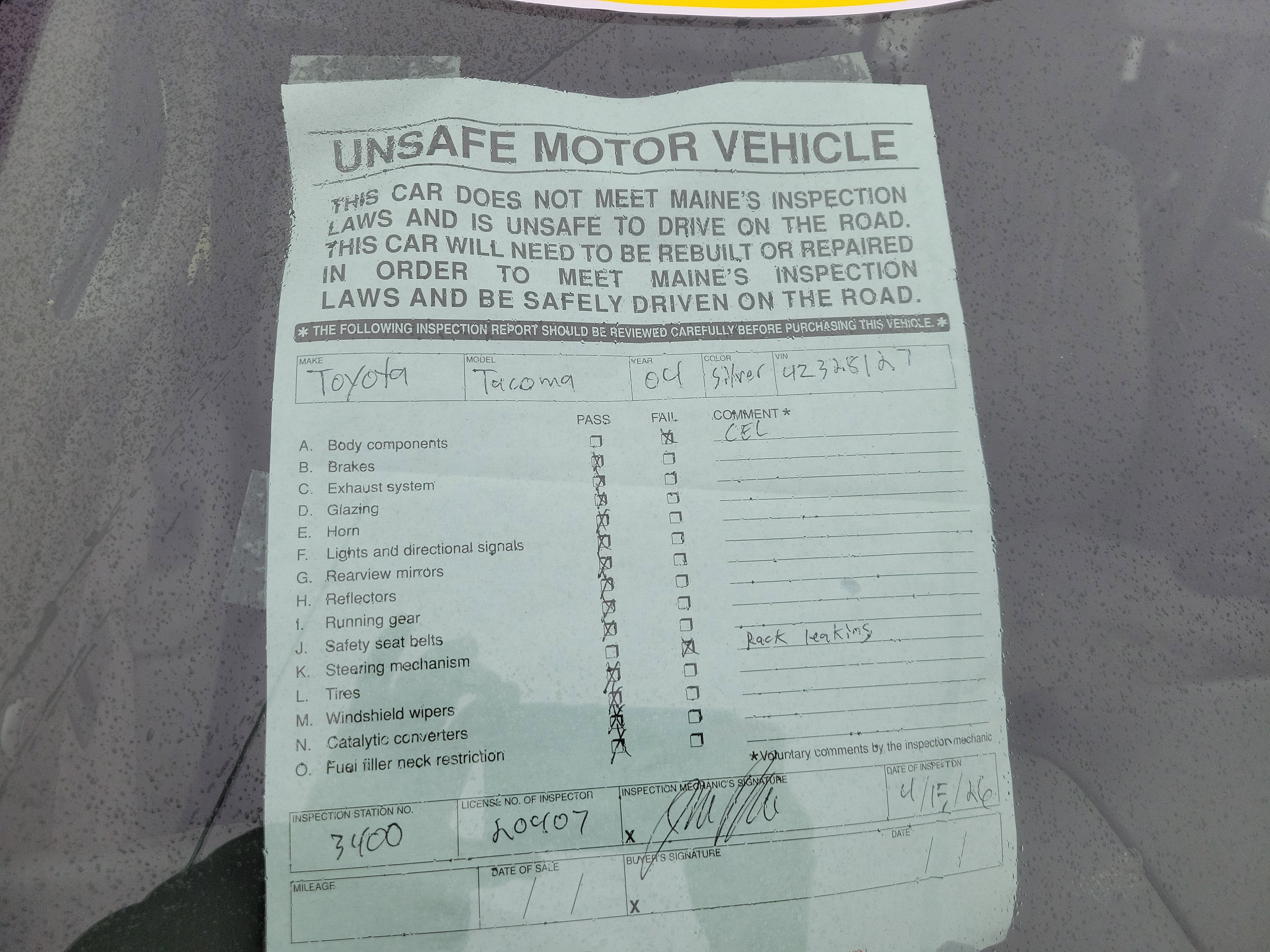 2004 Toyota Tacoma Pickup 2D 6 ft