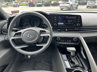 2023 Hyundai Elantra Hybrid Blue