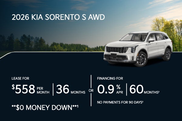 2026 Kia Sorento S AWD