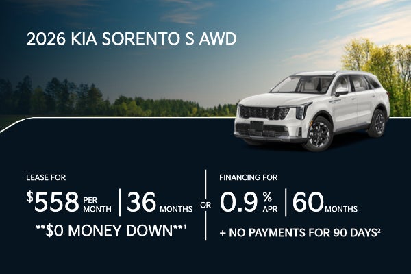 2026 Kia Sorento S AWD
