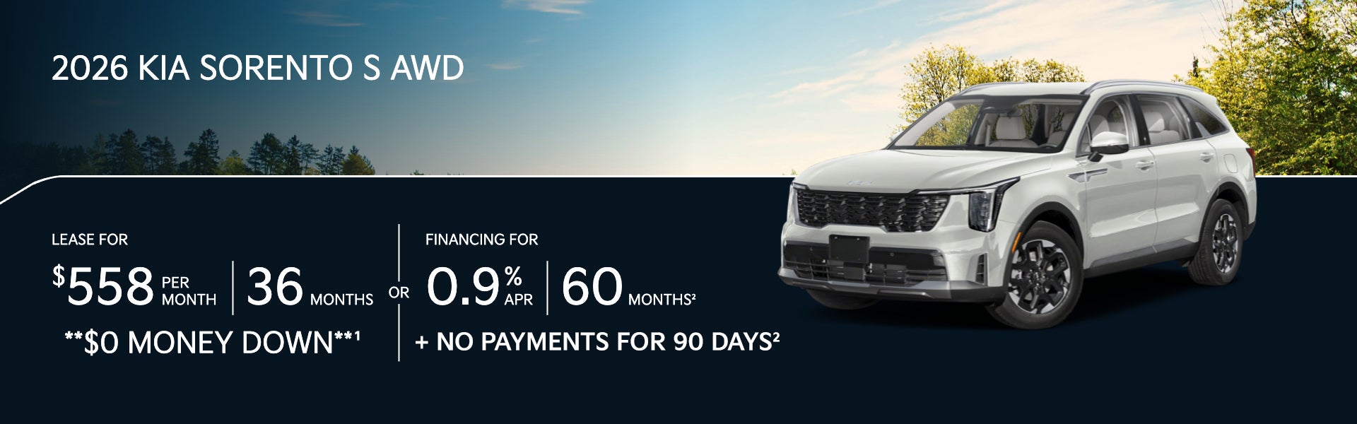 2026 Kia Sorento S AWD