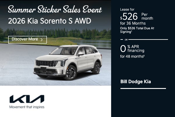 2026 Kia Sorento S AWD