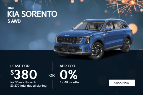 2026 Kia Sorento S AWD offers