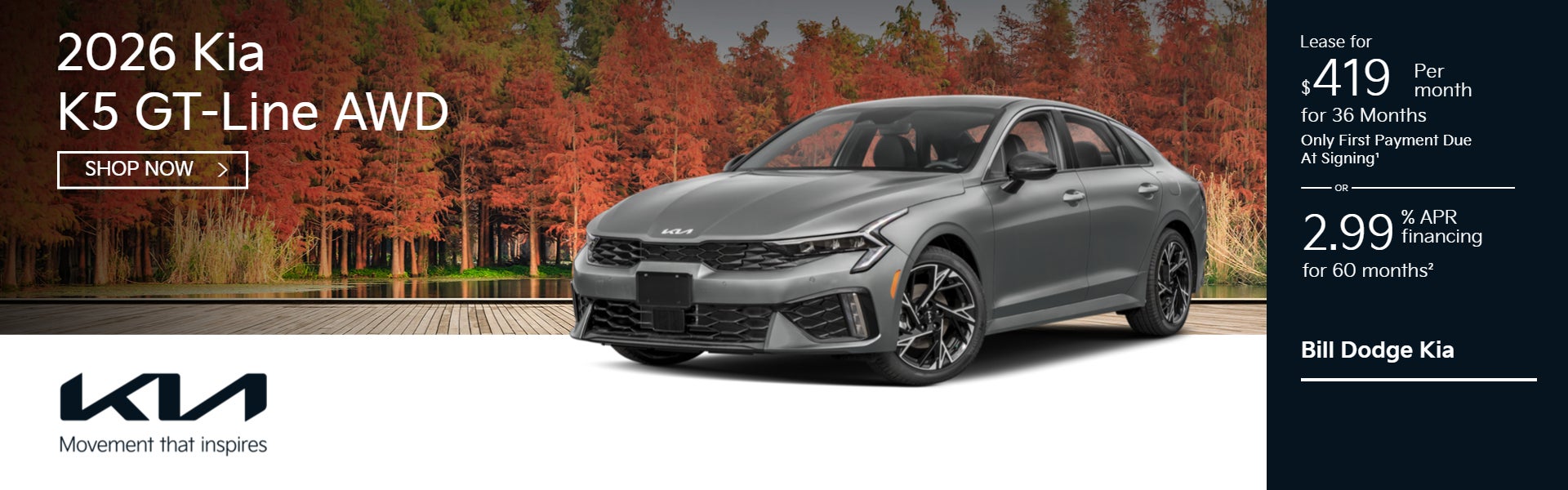 2026 Kia K5 GT-Line Special Offer