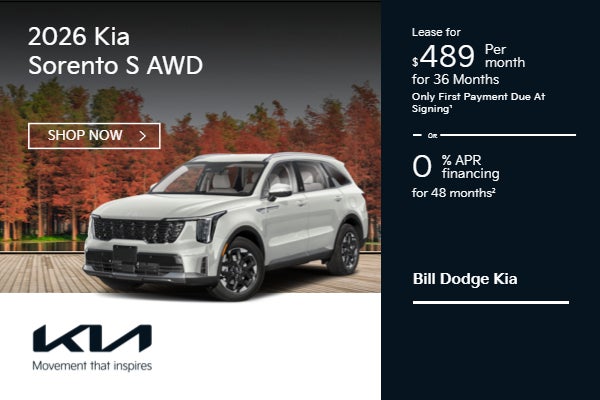 2026 Kia Sorento S Special Offer